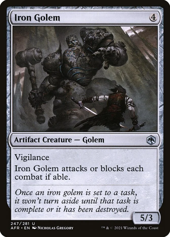 Iron Golem 「AFR/247」「EN」