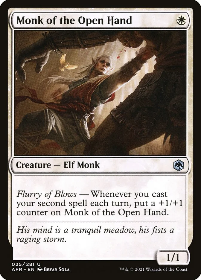 Monk of the Open Hand 「AFR/25」「EN」