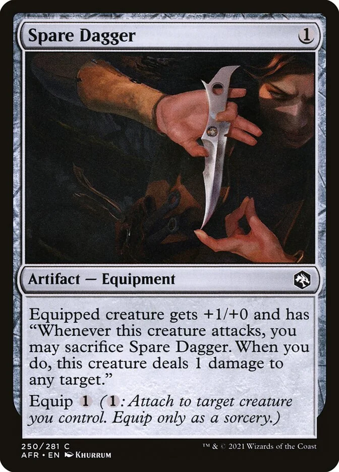 Spare Dagger 「AFR/250」「EN」