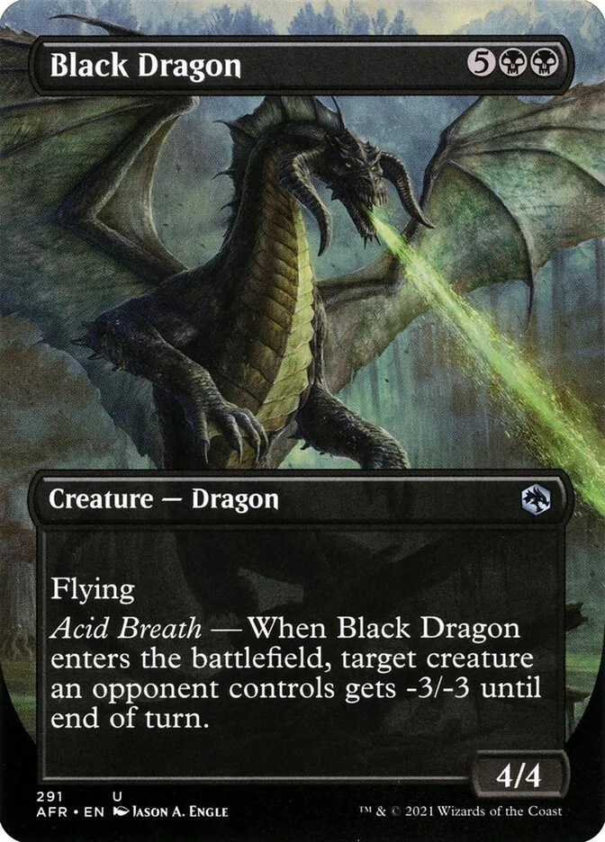 Black Dragon 「AFR/291」「EN」