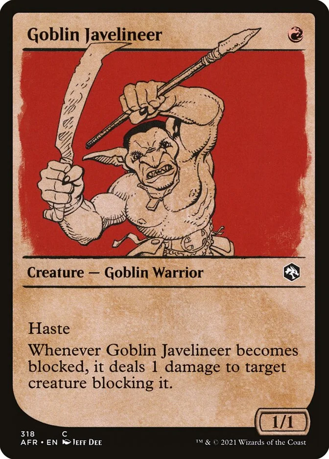 Goblin Javelineer 「AFR/318」「EN」
