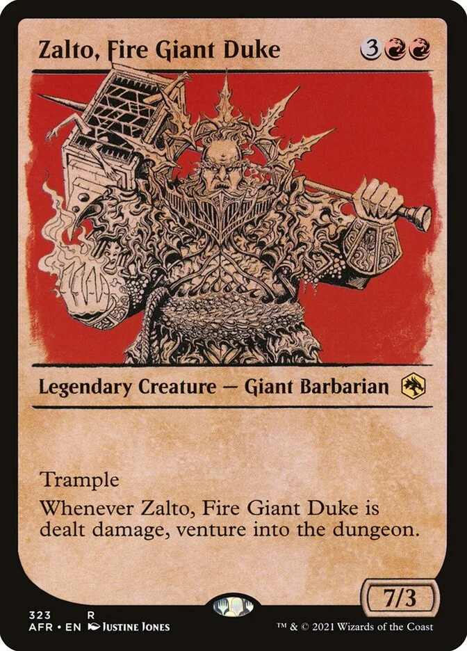 Zalto, Fire Giant Duke 「AFR/323」「EN」