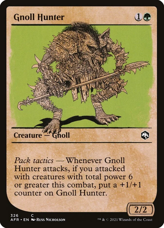 Gnoll Hunter 「AFR/326」「EN」