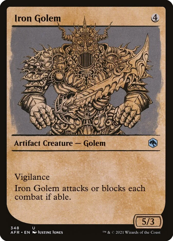Iron Golem 「AFR/348」「EN」