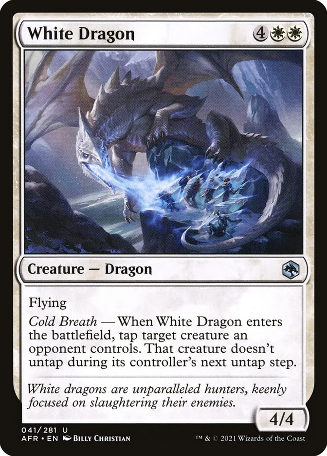 White Dragon 「AFR/41」「EN」