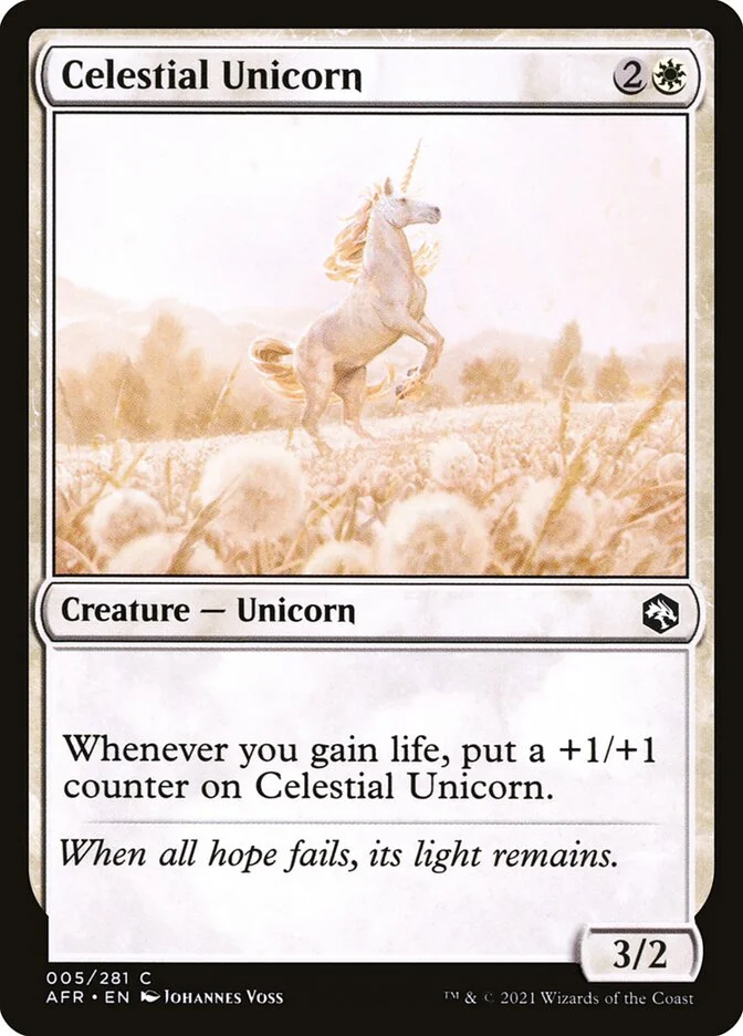 Celestial Unicorn 「AFR/5」「EN」