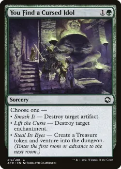 You Find a Cursed Idol #213 · Magic: The Gathering