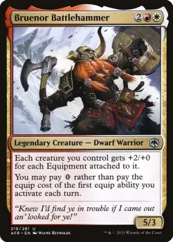 Bruenor Battlehammer #219 · Magic: The Gathering