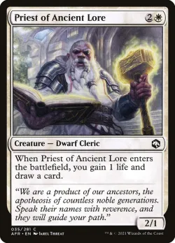 Priest of Ancient Lore #35 · Magic: The Gathering
