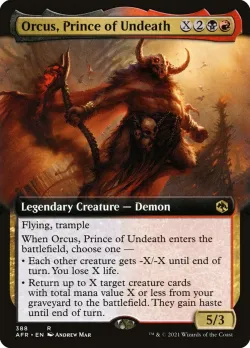 Orcus, Prince of Undeath 「AFR/388」「EN」