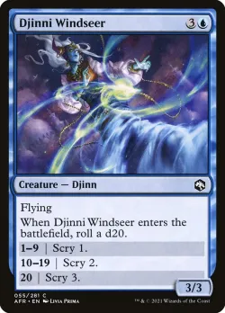 Djinni Windseer #55 · Magic: The Gathering