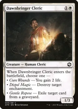 Dawnbringer Cleric #9 · Magic: The Gathering