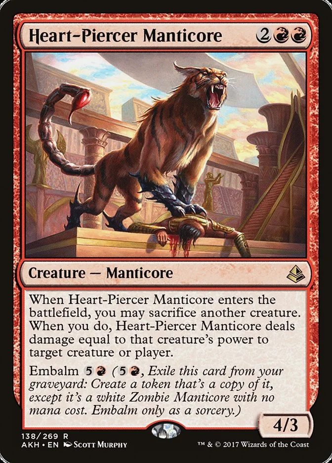 Heart-Piercer Manticore 「AKH/138」「EN」