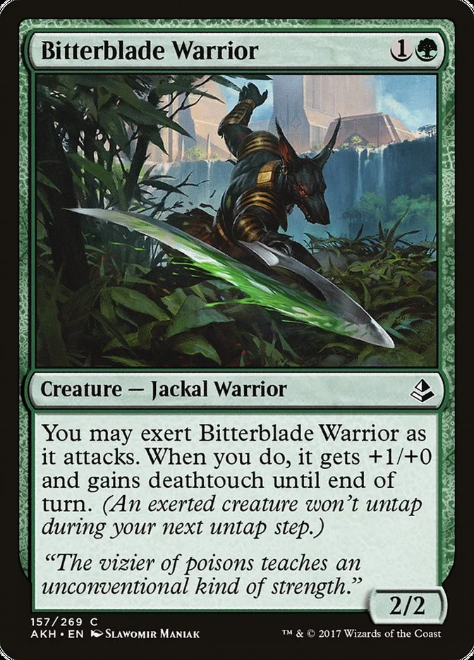 Bitterblade Warrior 「AKH/157」「EN」
