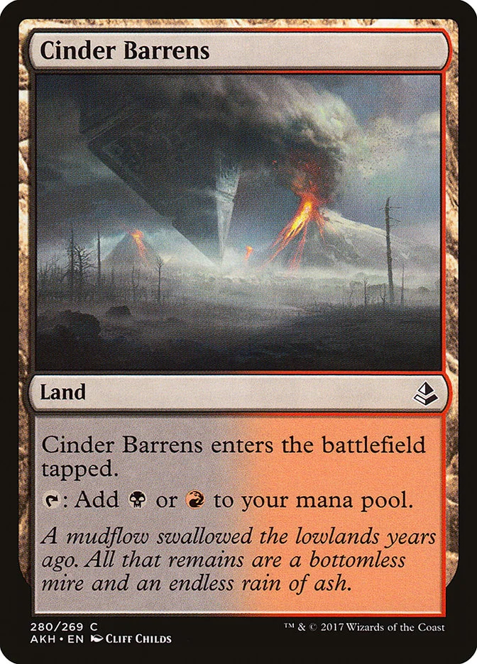 Cinder Barrens 「AKH/280」「EN」