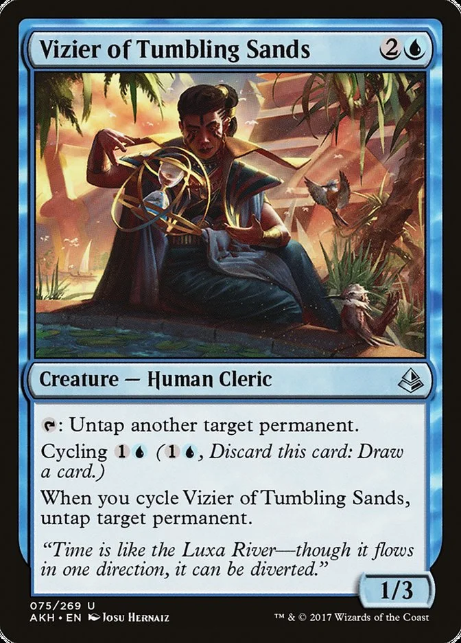 Vizier of Tumbling Sands 「AKH/75」「EN」