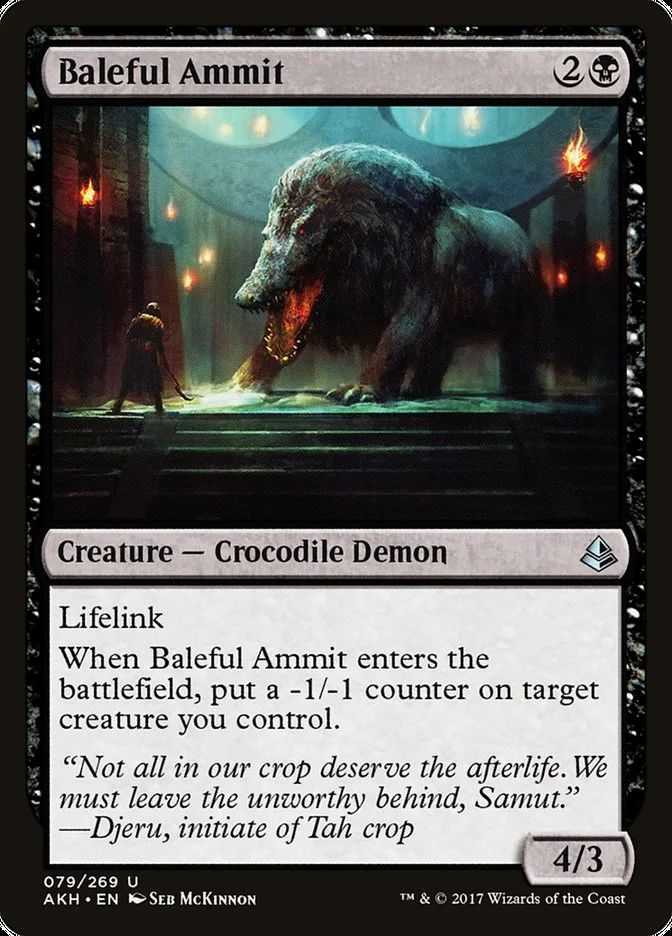 Baleful Ammit 「AKH/79」「EN」