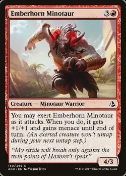 Emberhorn Minotaur #130 · Magic: The Gathering