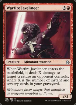 Warfire Javelineer #155 · Magic: The Gathering