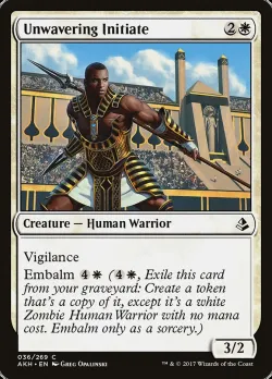 Unwavering Initiate #36 · Magic: The Gathering
