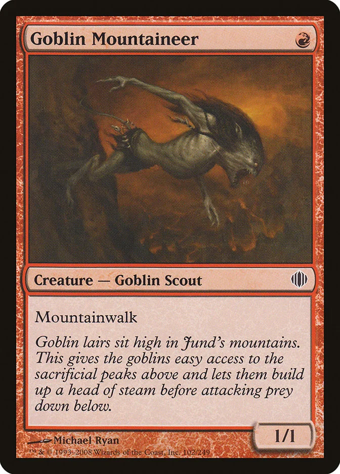 Goblin Mountaineer 「ALA/102」「EN」