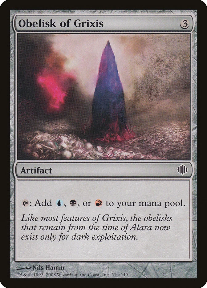 Obelisk of Grixis 「ALA/214」「EN」
