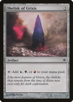 Obelisk of Grixis 「ALA/214」「EN」