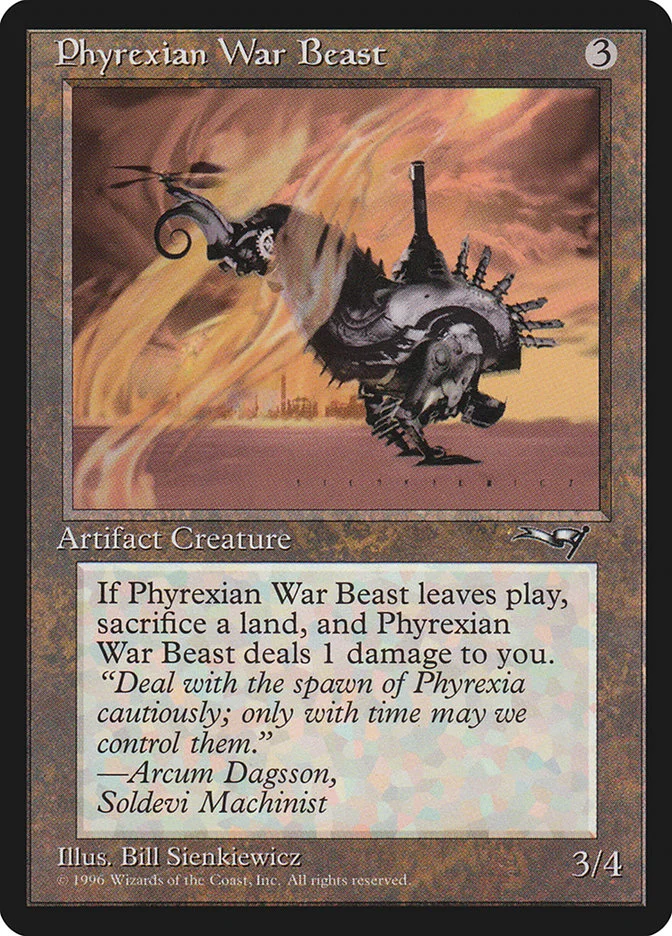 Phyrexian War Beast 「ALL/127a」「EN」