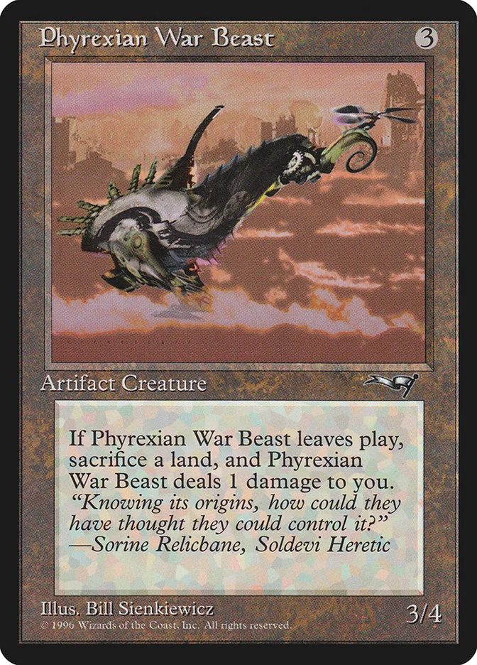 Phyrexian War Beast 「ALL/127b」「EN」
