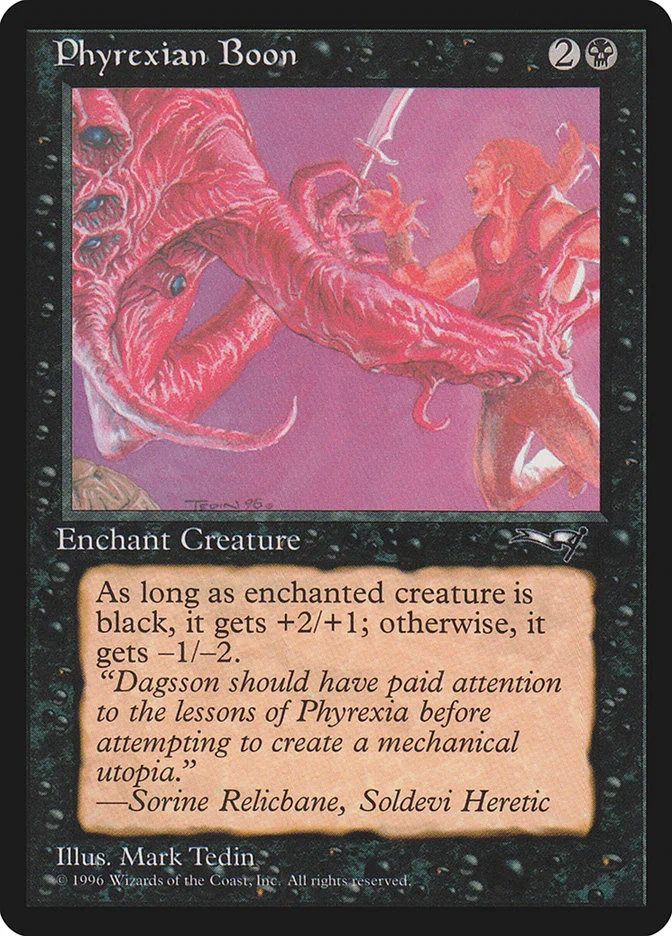 Phyrexian Boon 「ALL/58b」「EN」