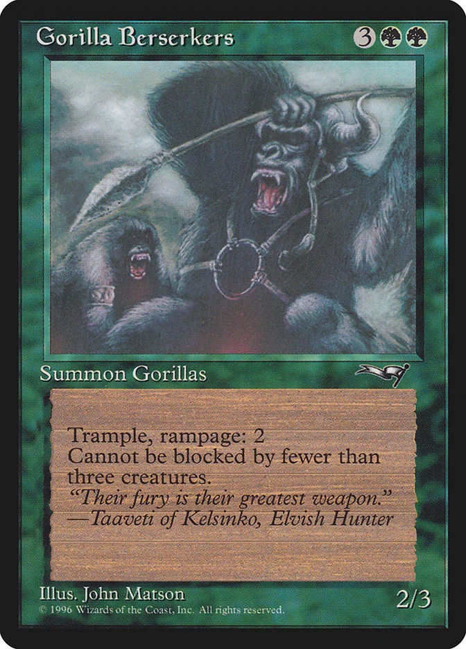 Gorilla Berserkers 「ALL/93a」「EN」