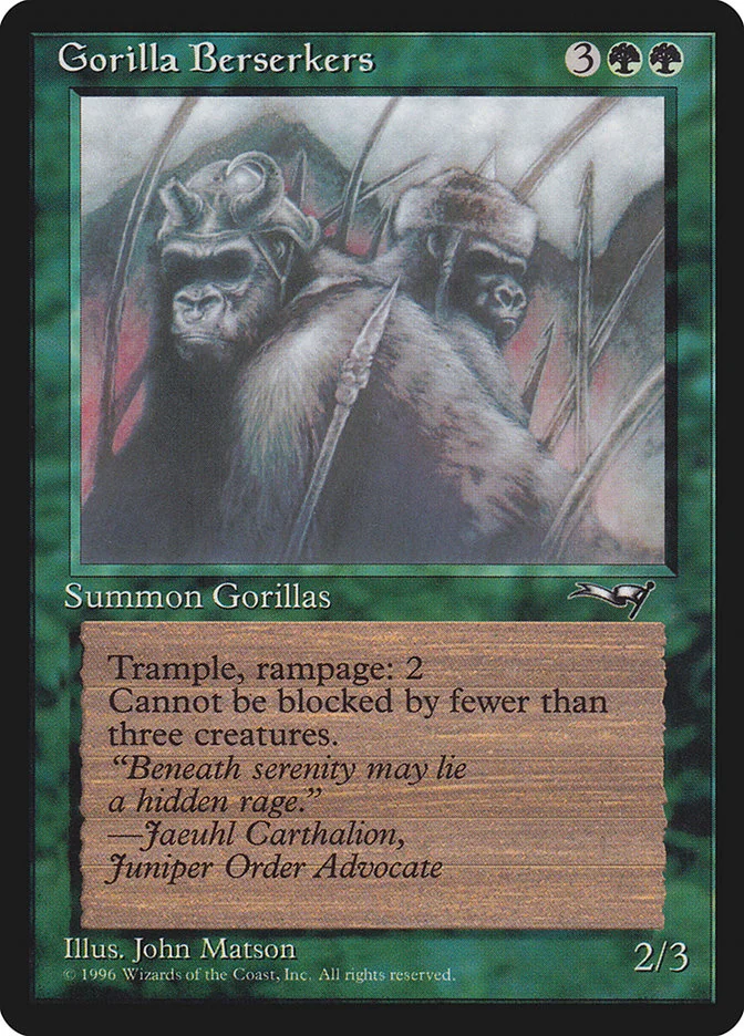 Gorilla Berserkers 「ALL/93b」「EN」