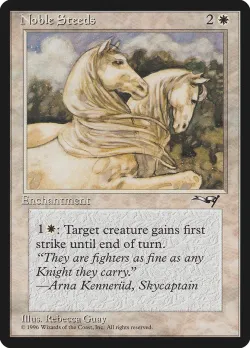 Noble Steeds #11b · Magic: The Gathering