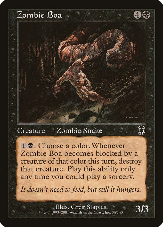 Zombie Boa 「APC/54」「EN」