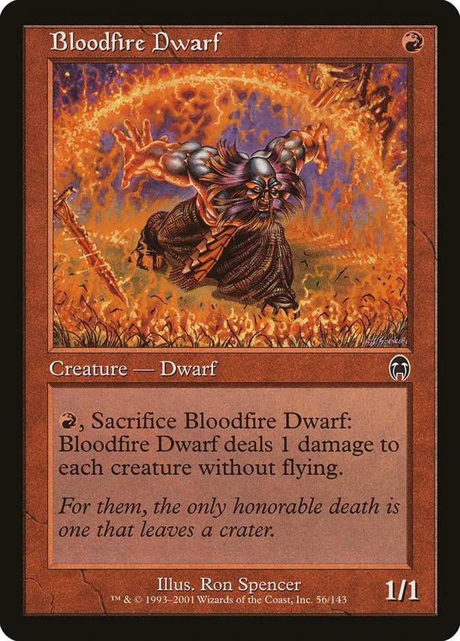 Bloodfire Dwarf 「APC/56」「EN」