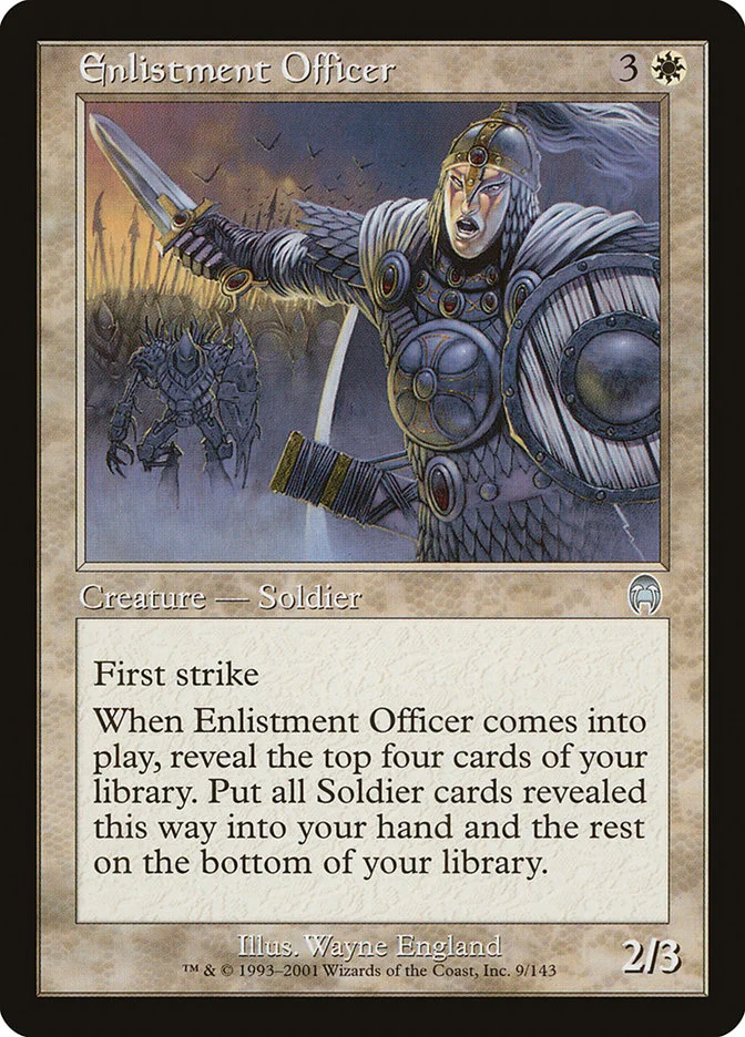 Enlistment Officer 「APC/9」「EN」