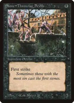 Stone-Throwing Devils #33† · Magic: The Gathering