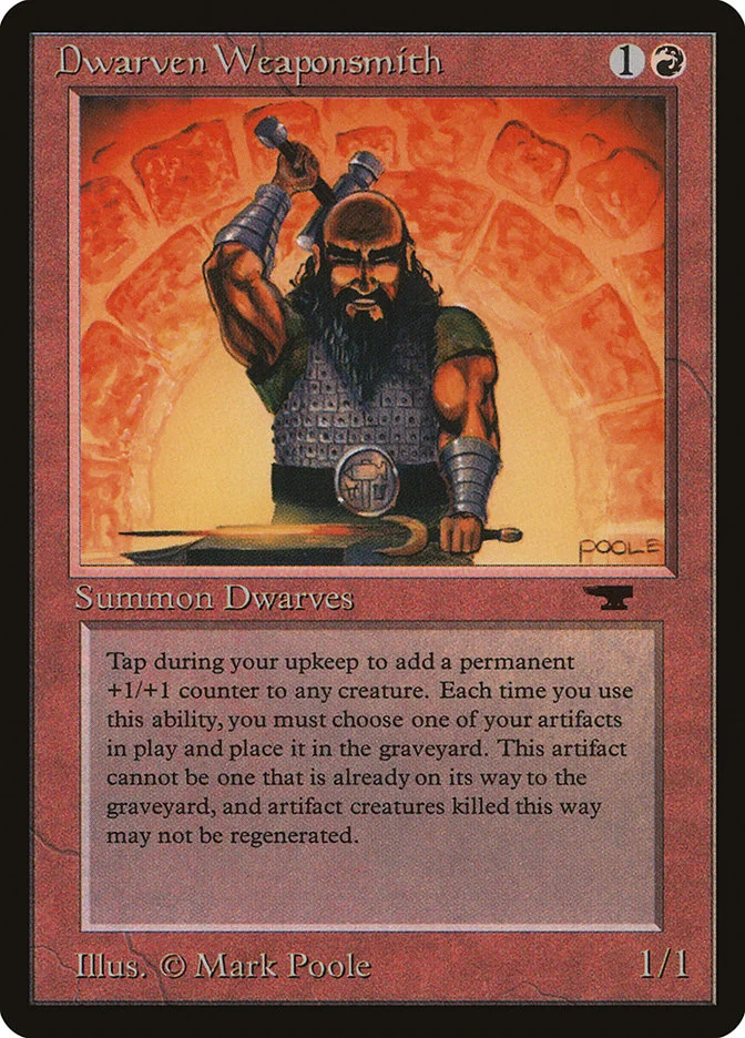 Dwarven Weaponsmith 「ATQ/25」「EN」