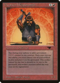 Dwarven Weaponsmith #25 · Magic: The Gathering
