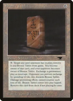 Bronze Tablet #42 · Magic: The Gathering