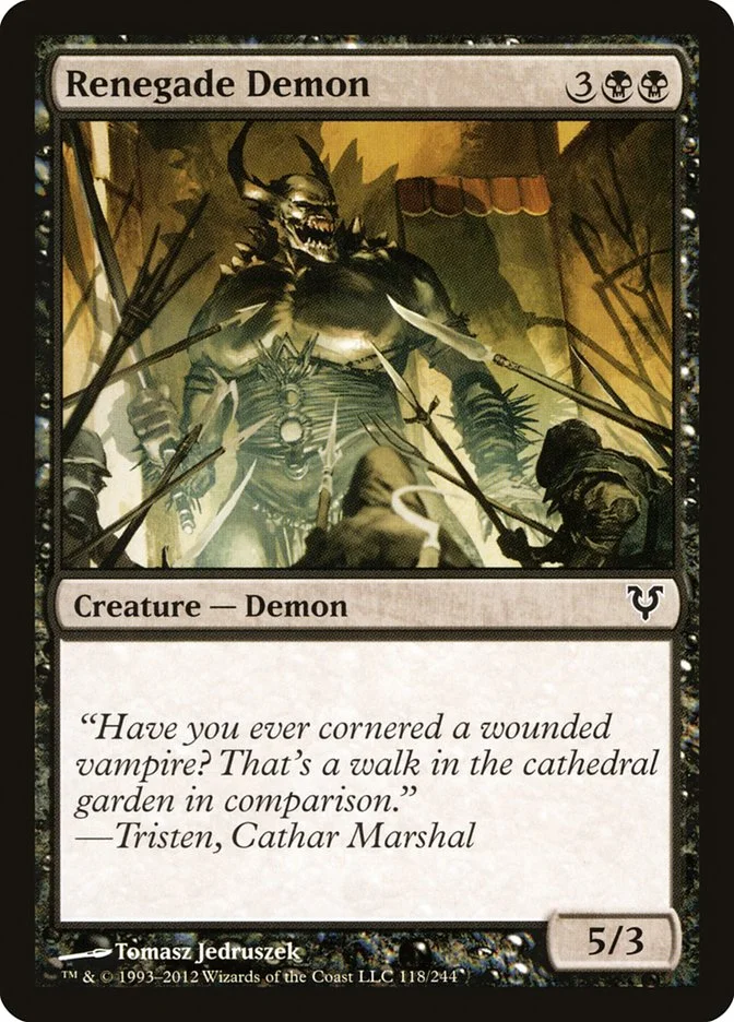 Renegade Demon 「AVR/118」「EN」