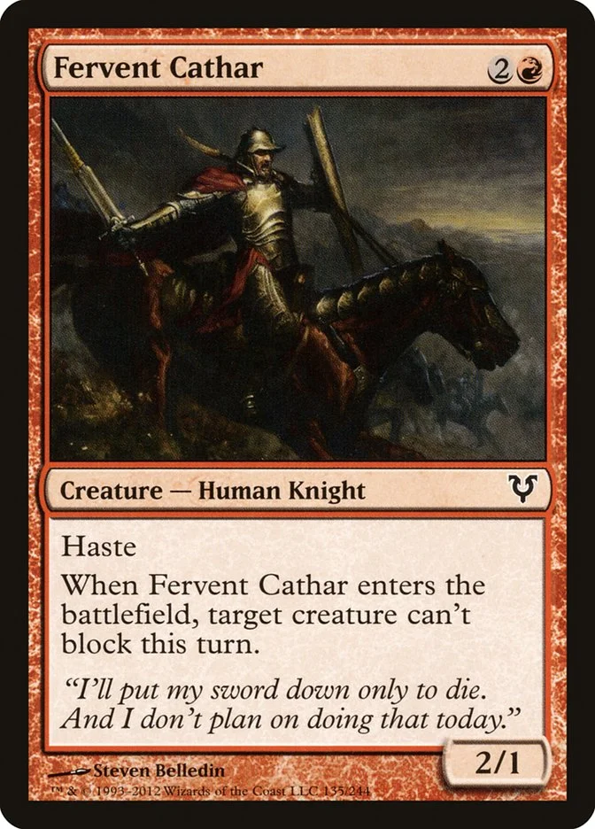 Fervent Cathar 「AVR/135」「EN」