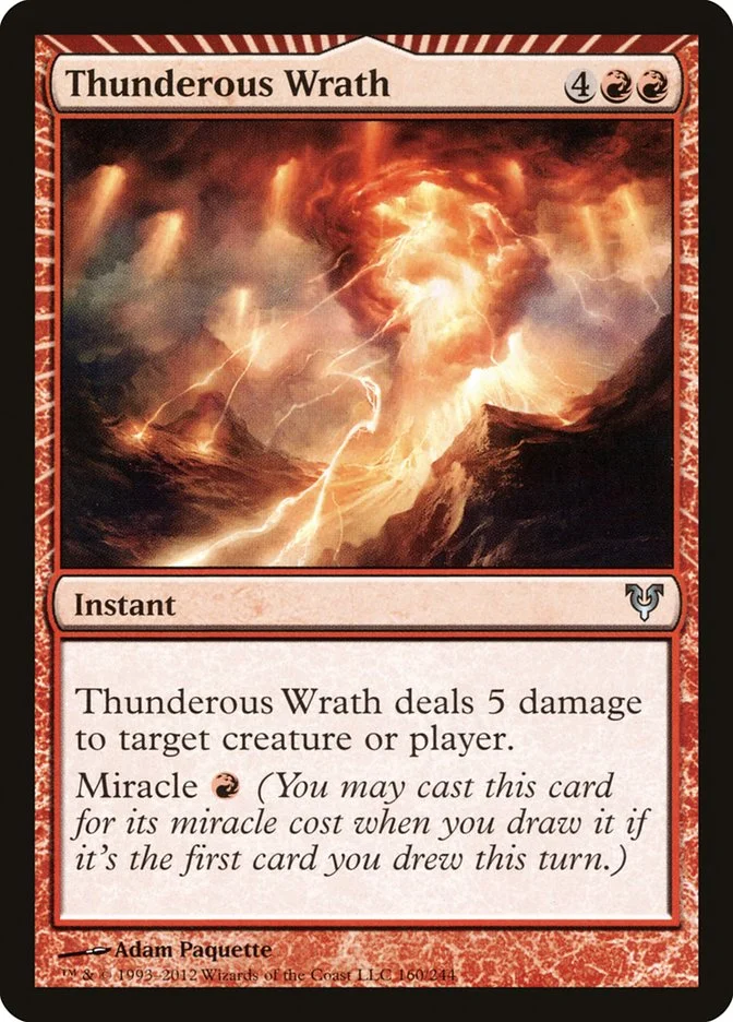 Thunderous Wrath 「AVR/160」「EN」