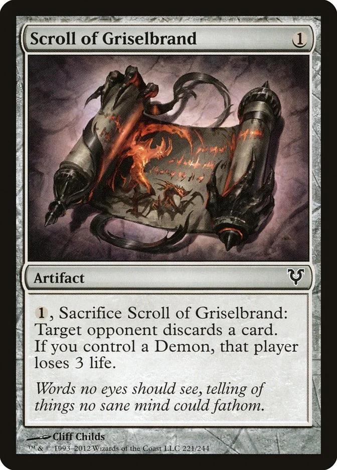 Scroll of Griselbrand 「AVR/221」「EN」
