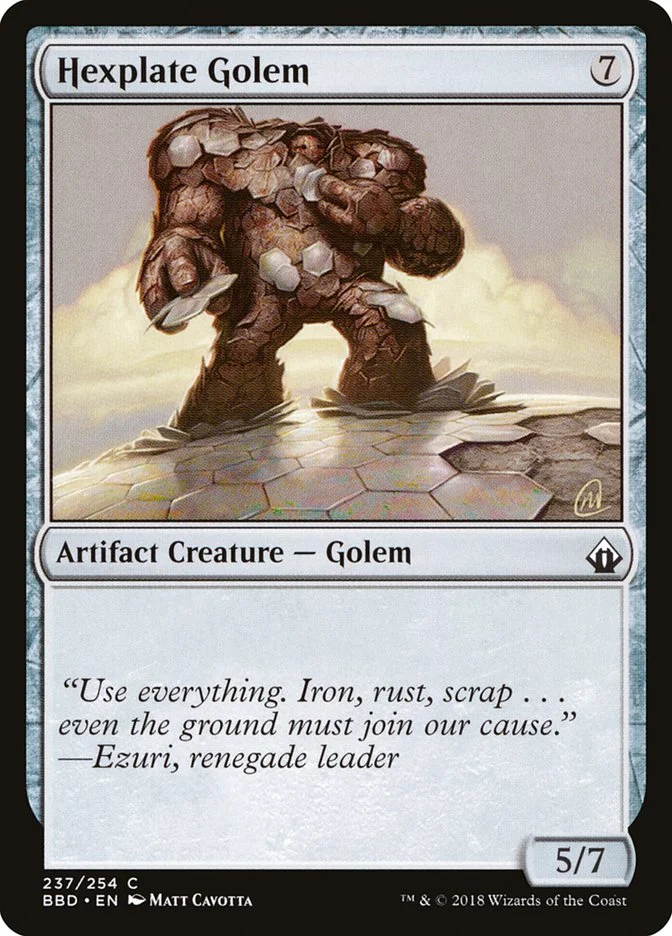 Hexplate Golem 「BBD/237」「EN」
