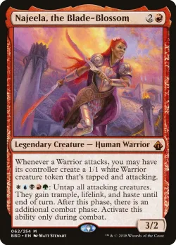 Najeela, the Blade-Blossom #62 · Magic: The Gathering