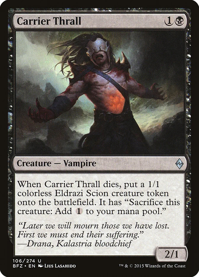 Carrier Thrall 「BFZ/106」「EN」