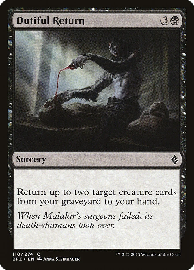 Dutiful Return 「BFZ/110」「EN」