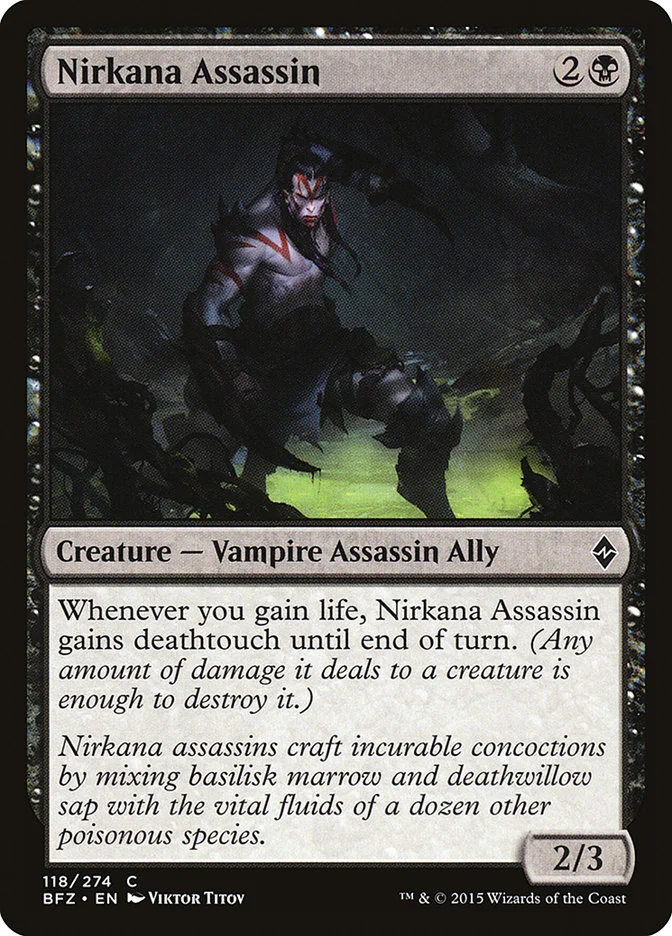 Nirkana Assassin 「BFZ/118」「EN」