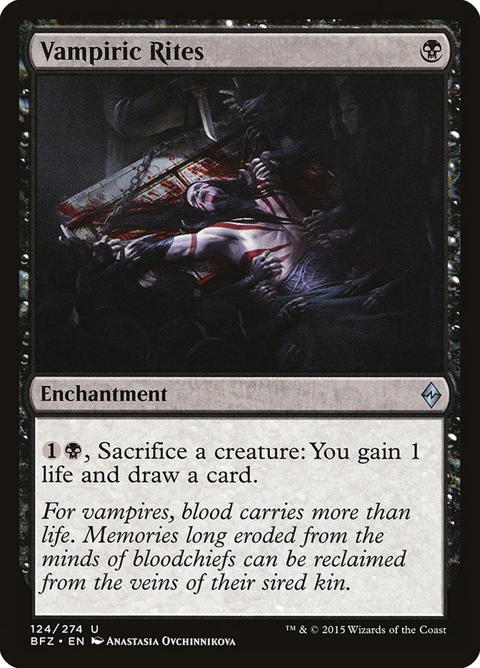Vampiric Rites 「BFZ/124」「EN」